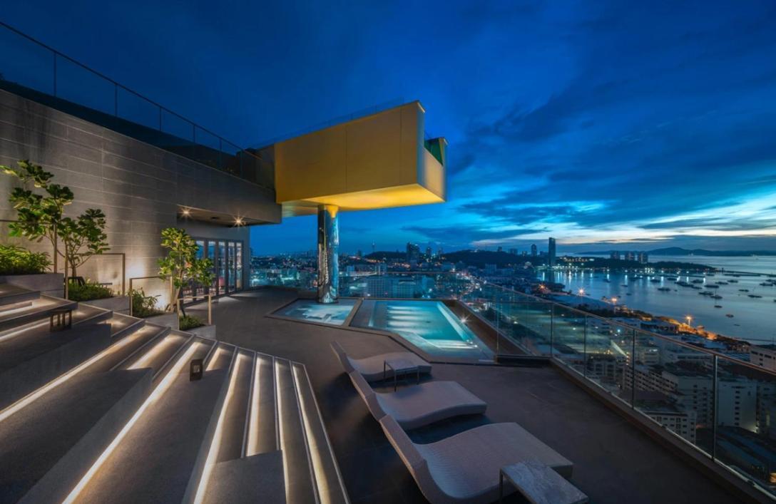 The Edge Central Pattaya Seaview With Infinity Pool & Free Netflix المظهر الخارجي الصورة